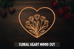 28 Wood Cut Valentine Heart SVG I Paper Cut Valentine Heart Product Image 19