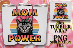 JOYFUL NIGHTS 20oz TUMBLER WRAP, Cat Lover Product Image 1