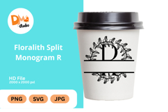Floralith Split Monogram Product Image 1
