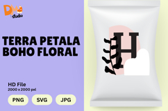 Terra Petala Boho Floral Monogram Product Image 1