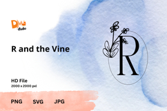 and the Vine Monogram Product Image 1