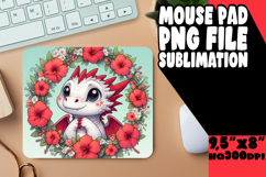 BLISSFUL MOUSE PAD INSPIRATIONAL DESIGN, Dragon Product Image 1
