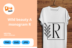Wild Beauty Monogram Floral Product Image 1