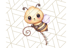 Adorable Bee Clipart PNG, Cute Bees and Accessories PNG Product Image 2