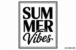 Summer Vibes svg | Summer Svg | Svg Cut Files Product Image 1
