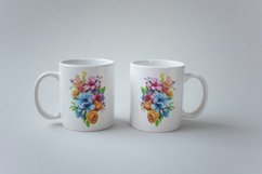 3d Flower Sublimation Mug, 3d mug wrap, 30 PNG Designs Product Image 18