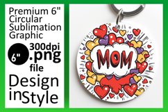 Mom's Day Watercolor Circle Delights Product Image 1