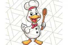 Goose Occupation Clipart PNG, Cute Job-Themed Graphics Product Image 2
