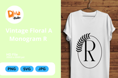 Vintage Floral Monogram Product Image 1