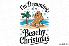 I&#039;m dreaming of a Beachy Christmas Svg | Christmas Svg | Svg Product Image 1