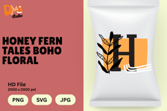 Honey Fern Tales Boho Floral Monogram Product Image 1