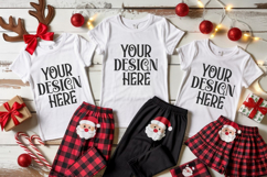 Christmas Family Matching Group Flat Lay Mockup Product Image 1
