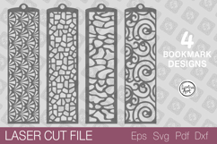 Bookmark Laser Cut SVG |Bookmark Template Product Image 2