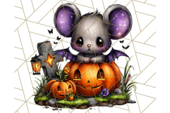 Enchanted Graveyard Halloween PNG Clipart Product Image 2