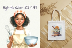 Cozy Fall Baking Watercolor Clipart Bundle Product Image 6