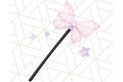 Pastel Purple Fairy Garden Clipart Enchanted Cottagecore Png Product Image 4