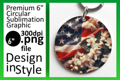 Cute Round Design for Car Coasters , USA Flag Product Image 1
