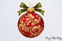 Victorian Christmas Sublimation Clipart PNG Product Image 1