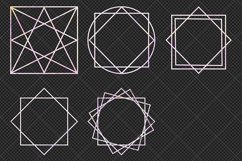 Holographic Geometry Clipart Product Image 2