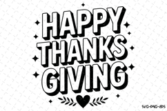 Happy Thanks Giving Svg | Halloween Svg | Svg Cut Files Product Image 1