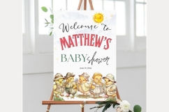 Baby Shower Welcome Sign Template 218 Product Image 1