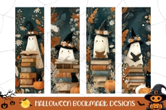 Kids Halloween Bookmark PNG, Magic Books Bookmark Designs Product Image 1