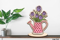 Mother&#039;s Day Pop Up Card Laser Cut | Glowforge | SVG Product Image 4