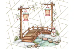 Scandinavian Christmas Gnomes Clipart PNG, Cute Gnome Png Product Image 2