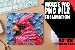 Winter Holiday 3D Puff Sublimation Mouse Pad Art Product Image 1