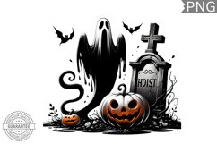 Halloween Ghost Sublimation Design - High-Quality 300 Dpi Product Image 1