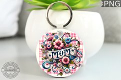 MOM - Keychain Sublimation Design Product Image 1