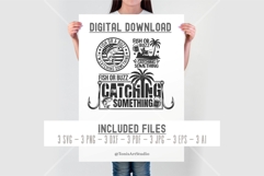 Fish or Buzz I&#039;m Catching Something SVG Fishing Bundle Product Image 2