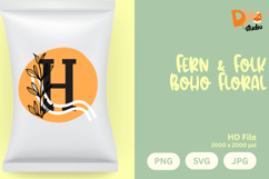 Fern &amp; Folk Boho Floral Monogram Product Image 1