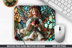 Mouse Pad Sublimation, Jesus Mouse Pad PNG Design Product Image 1