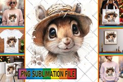 Whimsical Wildlife Escapade: Sublimation Product Image 1