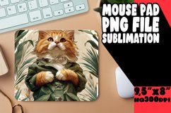Kitty Charm Sublimation Mousepad PNG Product Image 1