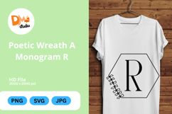 Poetic Wreath Monogram Logo Product Image 1