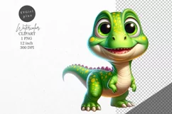 Dinosaur clipart, Dino clipart, Kids sublimation Product Image 1