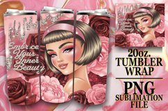 ENCHANTING MOMENTS 20oz TUMBLER WRAP, Love Girl Product Image 1