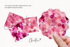 Seamless Pink Girly Digital Paper Product Image 3