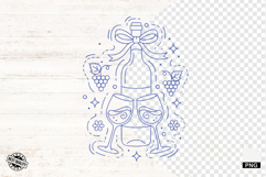 Doodle Summer Wine Clipart Product Image 1