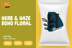 Herb &amp; Haze Boho Floral Monogram Product Image 1
