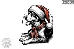 Christmas Dog Clipart - Christmas Sublimation PNG Design Product Image 1