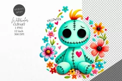 Halloween clipart, Doll clipart, Autumn clipart Product Image 1
