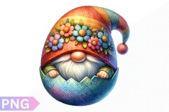 Easter Gnome Clipart ,Easter sublimation PNG Design Product Image 1