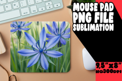 Cozy Mouse Mat Design Sublimation, Flowers Product Image 1