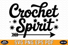 Crochet Spirit SVG | Quotes | SVG Cut files Product Image 1