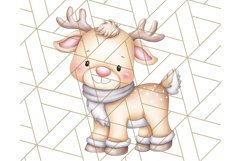 Cute Arctic Animal Clipart PNG, Cute Winter Animals Png Product Image 2
