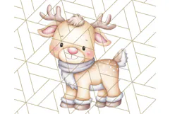 Cute Arctic Animal Clipart PNG, Cute Winter Animals Png Product Image 2