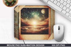 Vintage Mouse Pad Sublimation PNG Design - Mouse Pad PNG Product Image 1